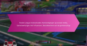 Read more about the article Rocket League Inwisselcodes: Aankondigingen op sociale media, Samenwerkingen met influencers, Betrokkenheid van de gemeenschap