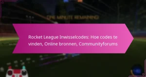Read more about the article Rocket League Inwisselcodes: Hoe codes te vinden, Online bronnen, Communityforums