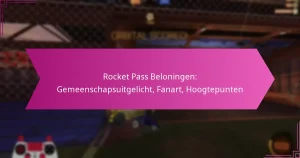 Read more about the article Rocket Pass Beloningen: Gemeenschapsuitgelicht, Fanart, Hoogtepunten