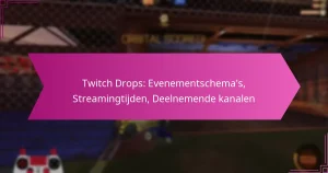 Read more about the article Twitch Drops: Evenementschema’s, Streamingtijden, Deelnemende kanalen